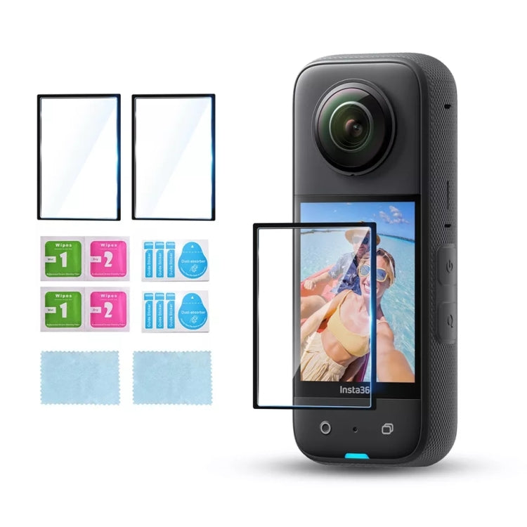 2pcs Transparent HD Curved Protective Film for Insta360 X3 by STARTRC