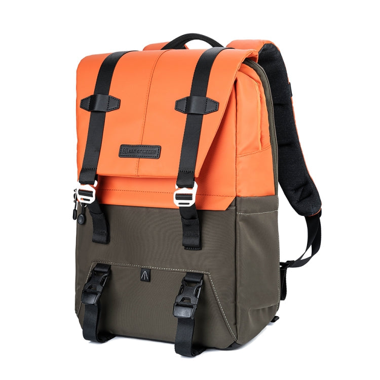 K&F CONCEPT KF13.087AV1 Photography Backpack with Rain Cover (Orange)