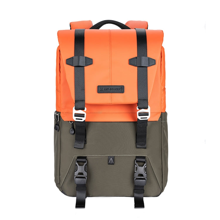 K&F CONCEPT KF13.087AV1 Photography Backpack with Rain Cover (Orange)