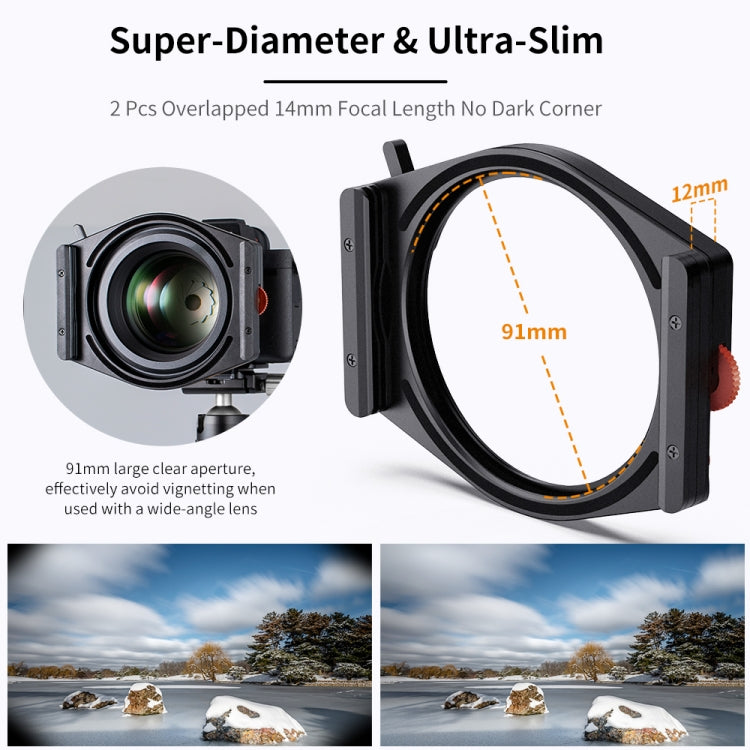K&F CONCEPT SKU.1877 ND8 ND64 ND1000 Multi-Coated Neutral Density Filter with CPL Square Filter