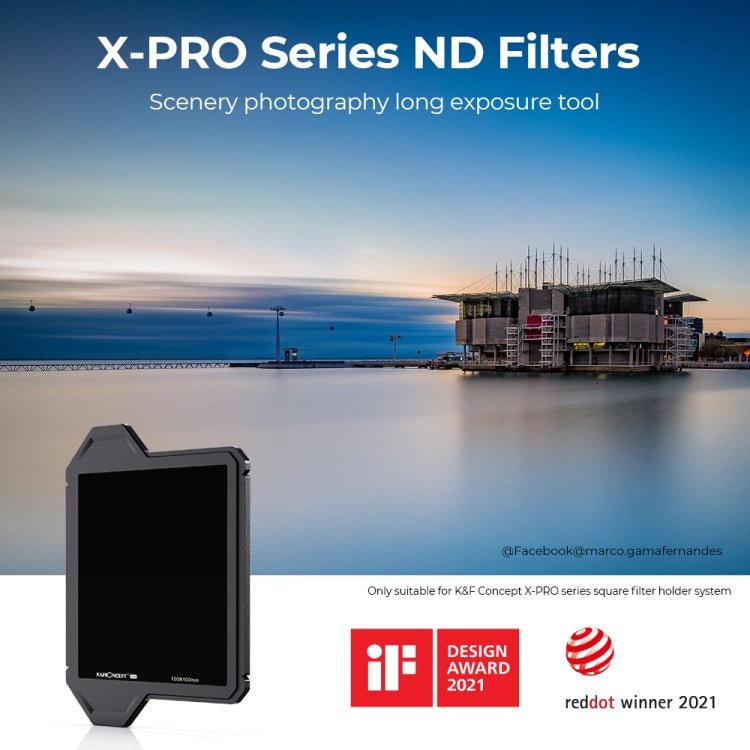 K&F CONCEPT SKU.1872 Full Color ND8 Square Filter