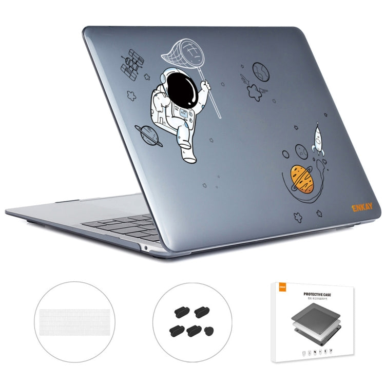 ENKAY Hat-Prince Spaceman Pattern Laptop Protective Crystal Case for MacBook Pro 13.3 A1706/A1989/A2159