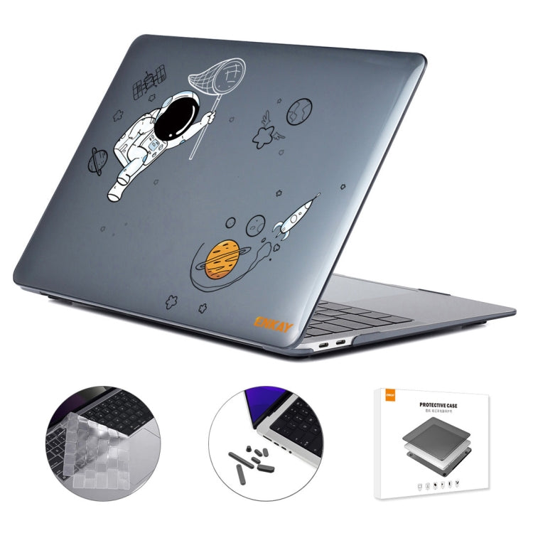Spaceman-Inspired Protective Crystal Case for MacBook Air 13.6