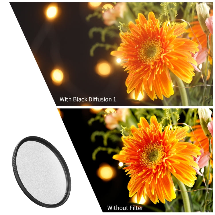 K&F CONCEPT KF01.1695 82mm Black Mist Soft Diffusion 1 Lens Filter