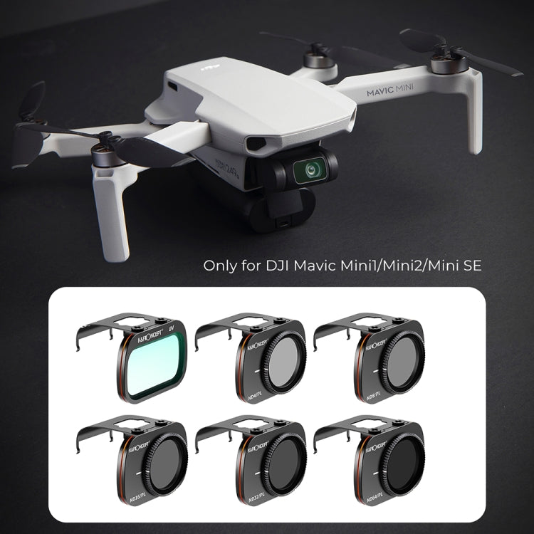 K&F Concept 6-Pack Filter Kit for DJI Mavic Mini/Mini 2/SE Drone