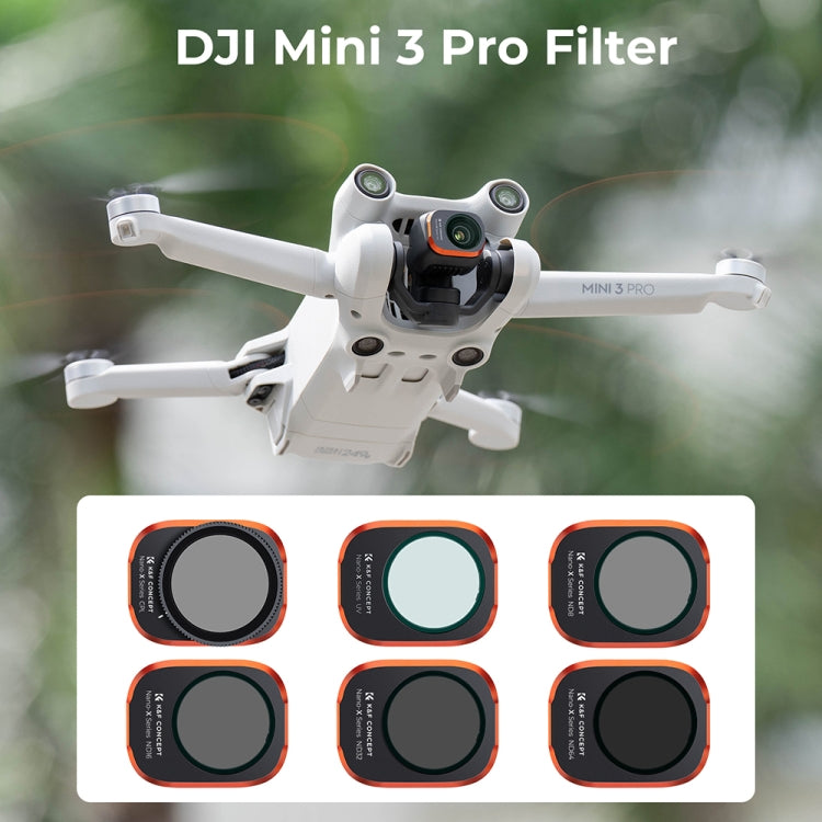 K&F Concept 6-in-1 HD Filter Set for DJI Mini 3 Pro