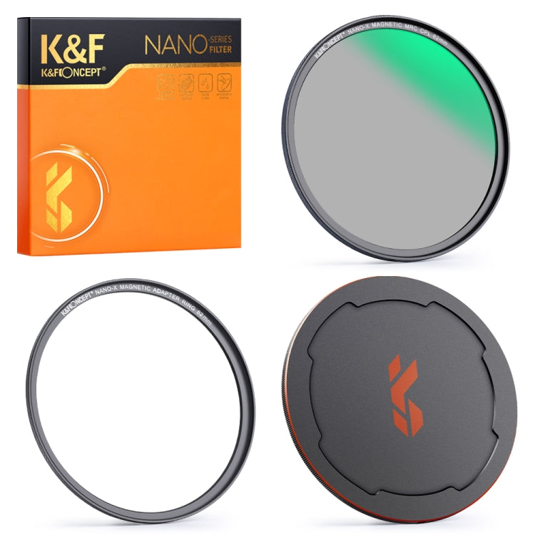 K&F CONCEPT SKU.1708 Magnetic 82mm Nano-X CPL Filter Circular Polarizing Filter Kit
