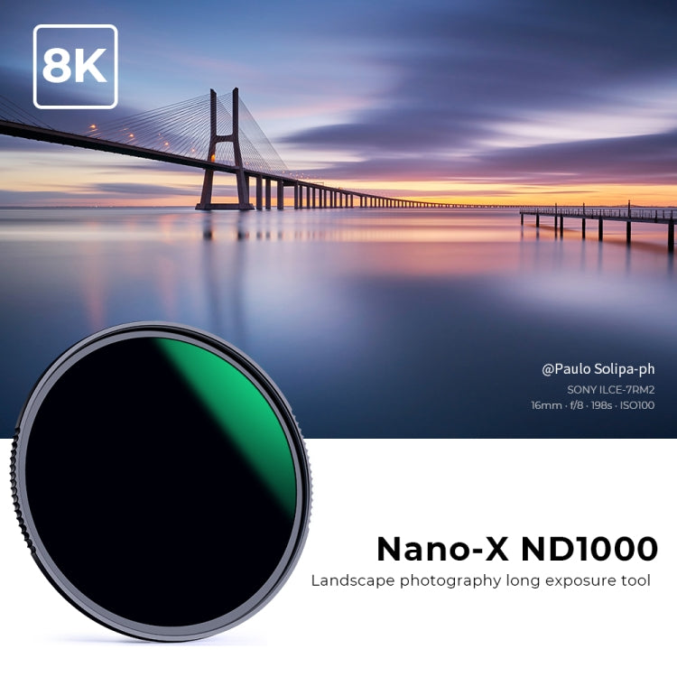 K&F CONCEPT KF01.1238 Nano-X MRC ND1000 Lens Filter