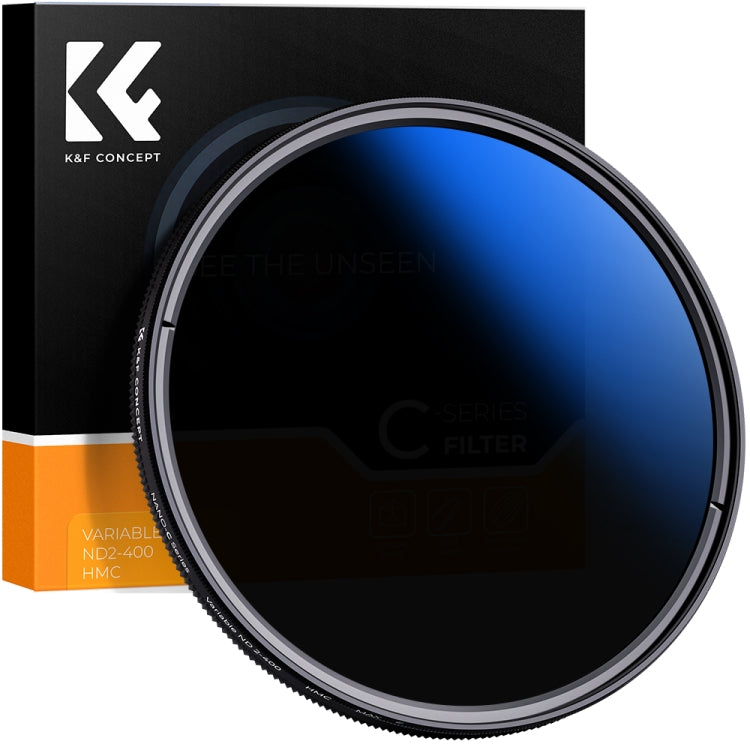 K&F CONCEPT KF01.1406 82mm ND2 to ND400 Variable Neutral Density Filter