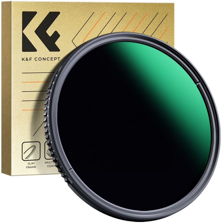K&F Concept 82mm Variable ND3-ND1000 Waterproof Camera Filter