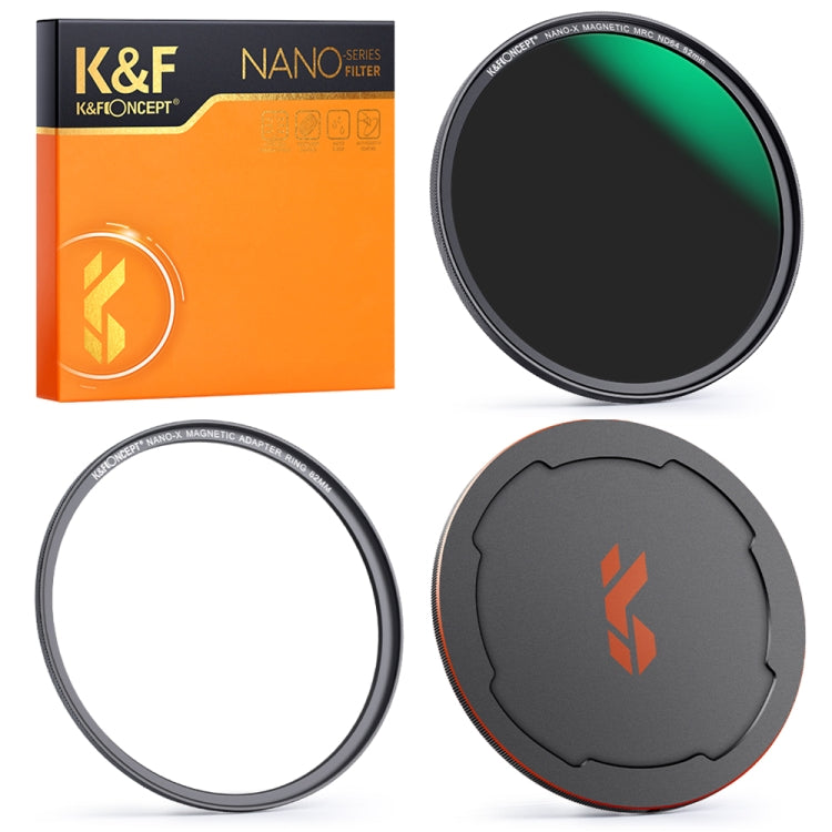 82mm K&F CONCEPT Nano-X Magnetic HD Camera Lens ND64 Filter with Lens Cap