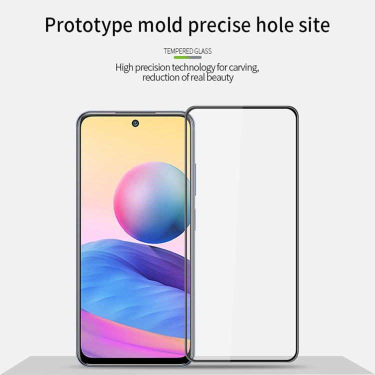 MOFI 9H 3D Explosion-proof Curved Screen Tempered Glass Film for Xiaomi Redmi Note 12 Pro / Note 12 Pro+ (Black)