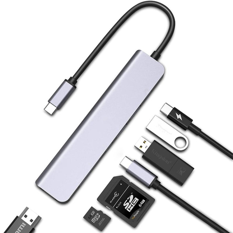 7-in-1 USB C Multiport Adapter with HDMI, 100W PD, and SD/TF Card Reader