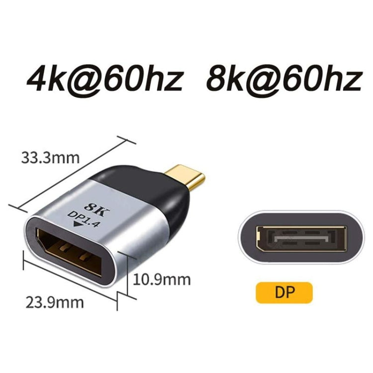 USB C to DisplayPort Adapter - 4K 60Hz for Tablet, Phone, and Laptop