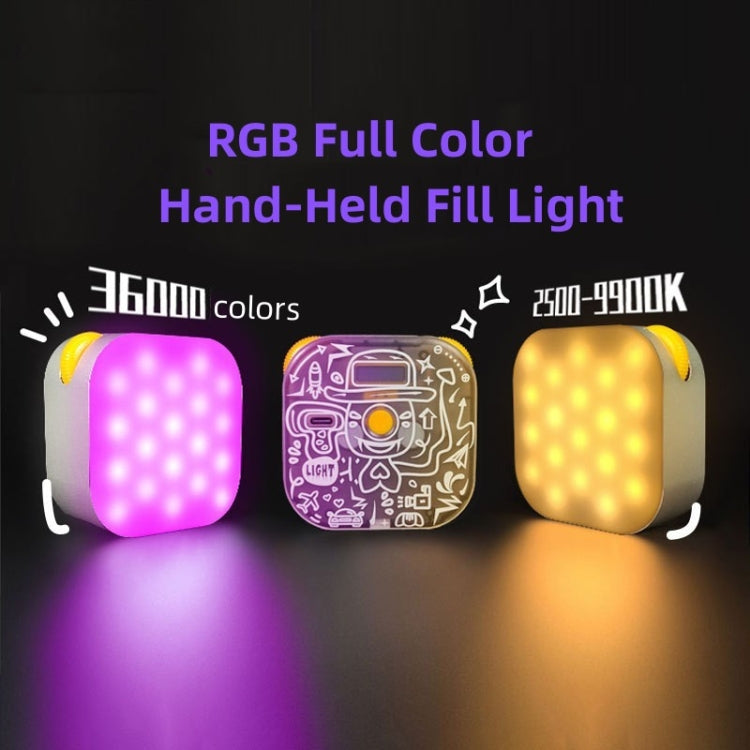 Handheld Portable RGB LED Video Light for Content Creation