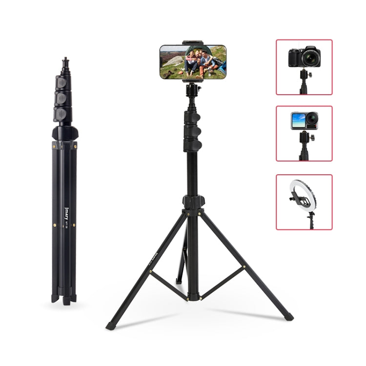JMARY MT38 Portable Telescopic Vlogging Tripod Stand