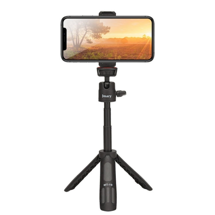 JMARY MT19 Desktop Stand Portable Mini Selfie Stick Camera Mobile Phone Holder Tripod with 360 Degree Ball Head