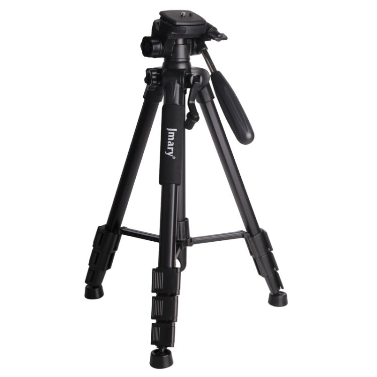 JMARY KP2234 Telescopic Aluminum Alloy Tripod for SLR Cameras and Mobile Phones (Black)