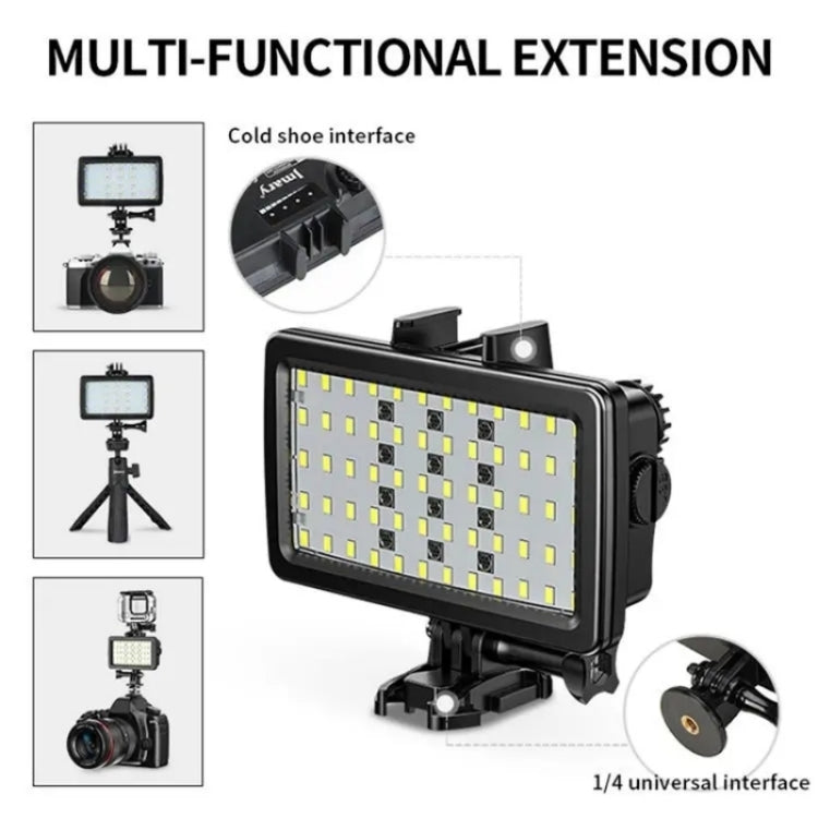 JMARY FM-72RGB Underwater RGB LED Fill Light for Diving and Photography