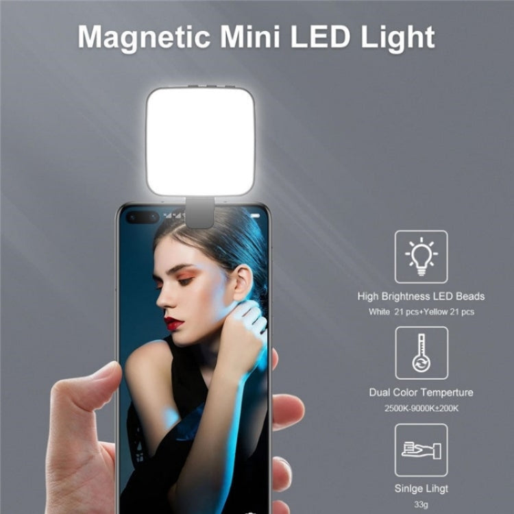 VLOGlite W42 Magnetic Mini LED Fill Light for Laptops and Phones