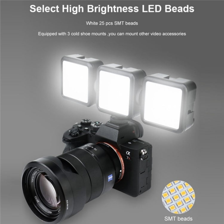 VLOGLITE T49: Mini Portable LED Video Light for Photography and Videography