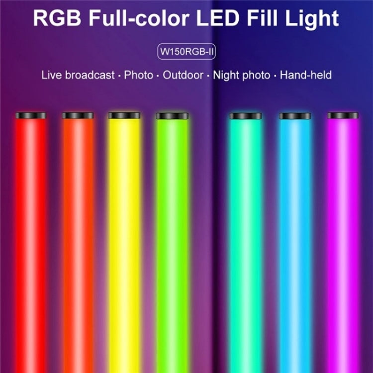 RGB Handheld Video Light with LCD Display and 150 LED Beads