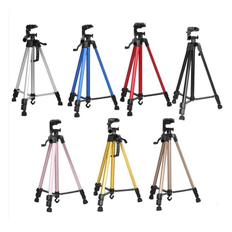 Gold Portable Selfie Tripod Stand for Phones and Cameras