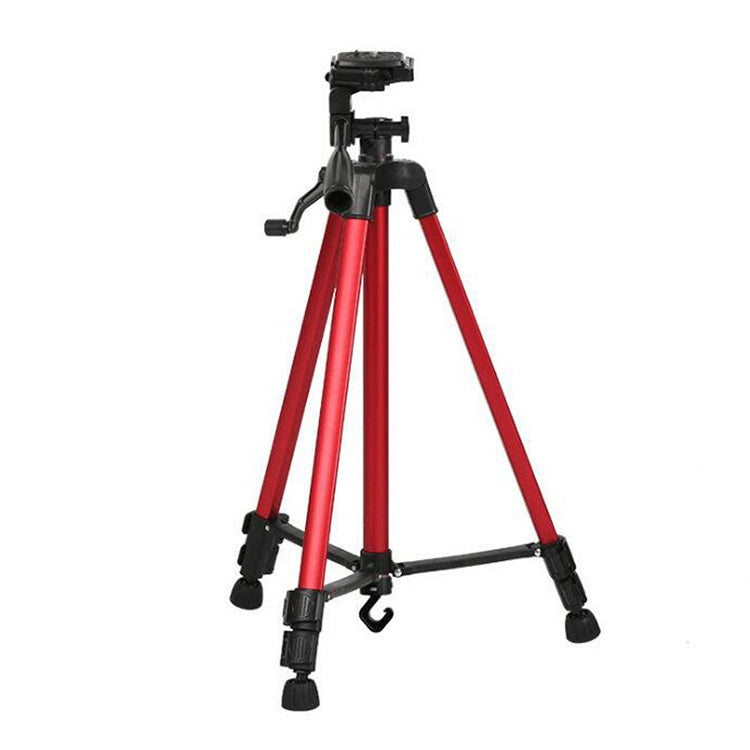 Versatile Portable Tripod Stand for Camera and Phone (Red)