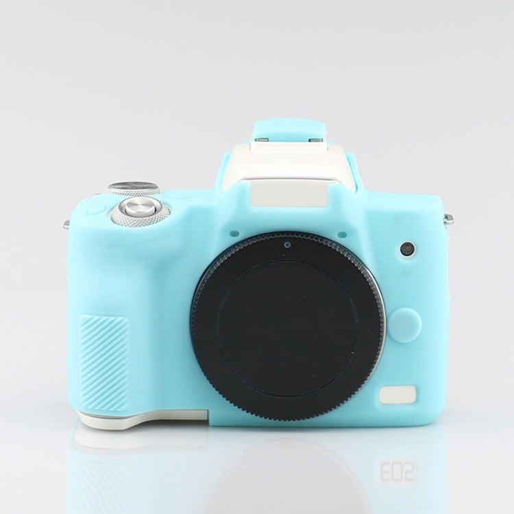 Silicone Protective Case for Canon EOS M50 Camera - Sky Blue