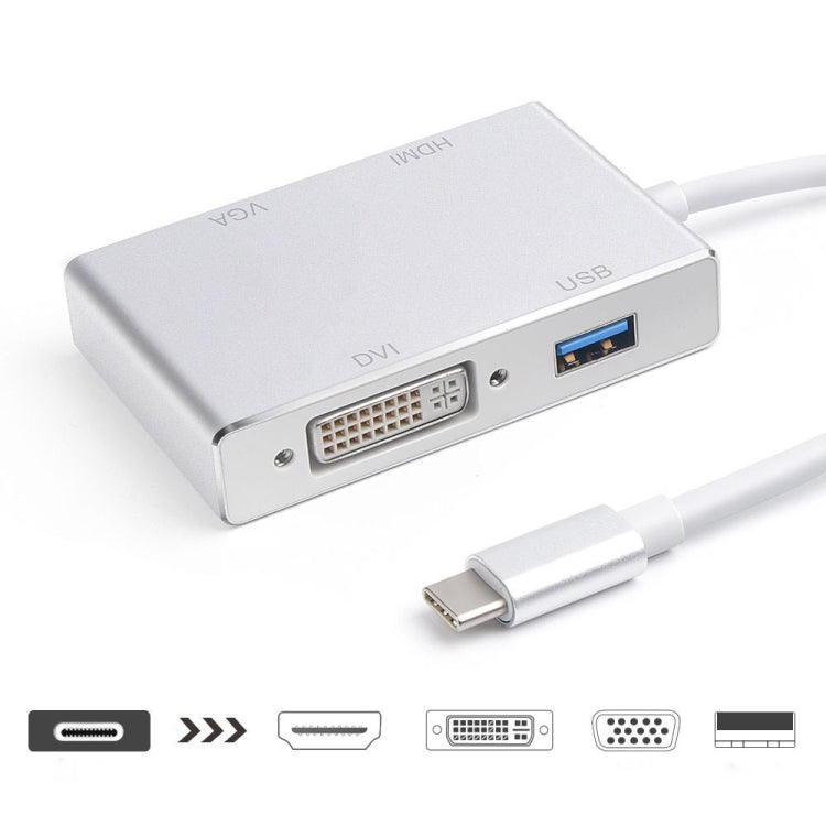 4-in-1 USB C Adapter Cable for Laptop and Macbook