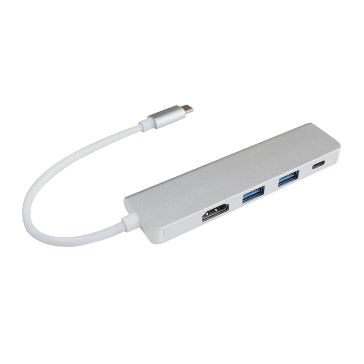 4-in-1 USB C Hub with HDMI & USB 3.0 for MacBook Pro and More