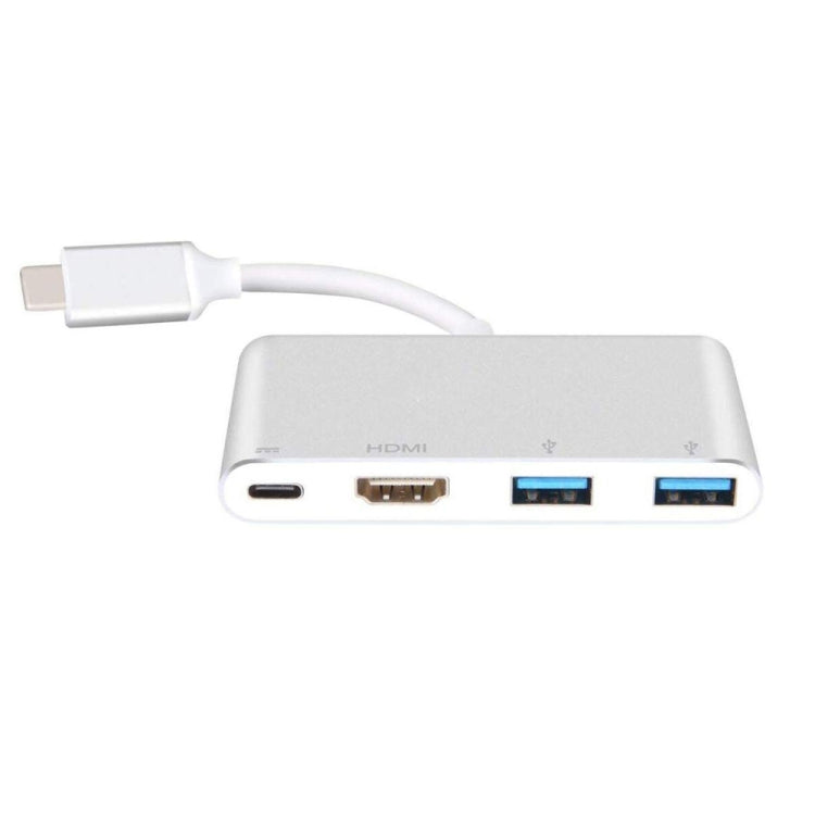 USB-C to HDMI 4K Multiport AV Adapter with USB 3.0 and USB C Charging Port