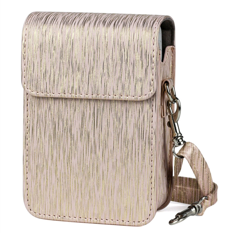 Elegant Gold PU Leather Camera Case for Fujifilm Instax Mini Liplay