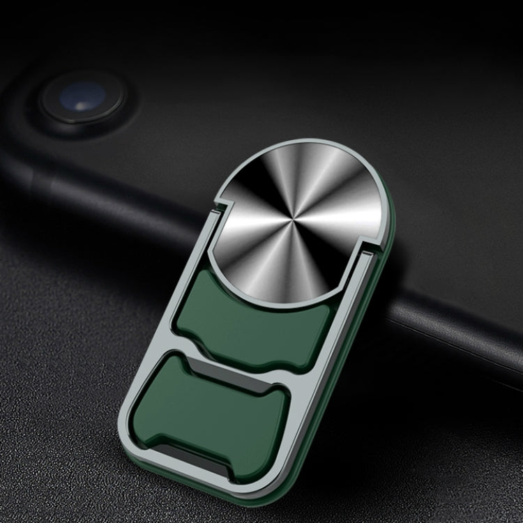 Car Desktop Stand Magnetic Rotating Metal Holder with Beer Opener (Green)