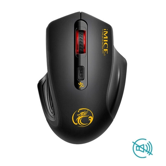 iMICE 2.4GHz Wireless Optical Computer Mouse with Adjustable DPI and USB 3.0 Receiver