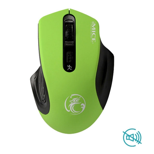 iMICE 2.4GHz Wireless Optical Computer Mouse with Adjustable DPI