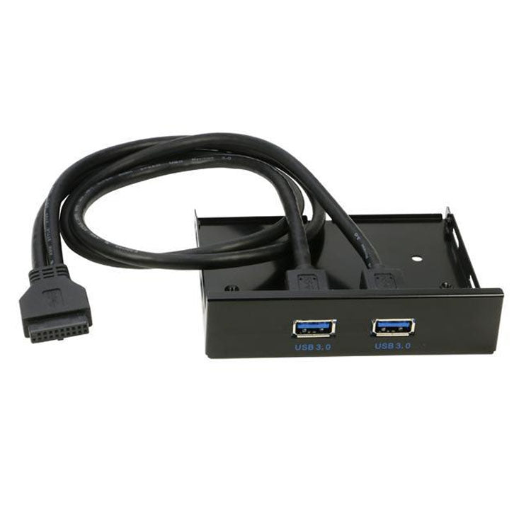 2-Port USB 3.0 3.5 inch Front Panel Data Hub for High-Speed PC Connectivity