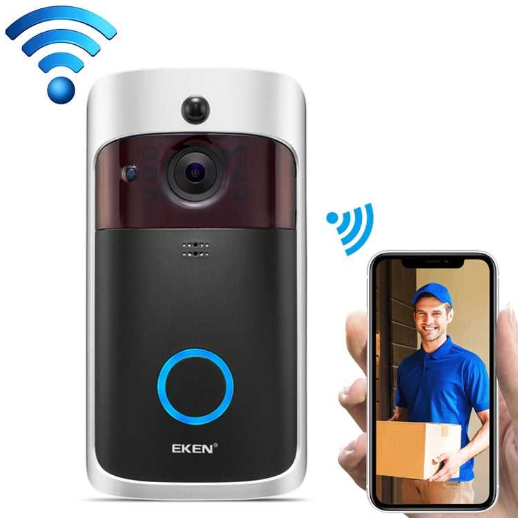 Wireless WiFi Smart Video Doorbell with Night Vision and Remote Access