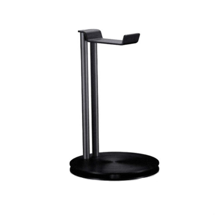 Double-Layer Matte Black Headphone Storage Rack