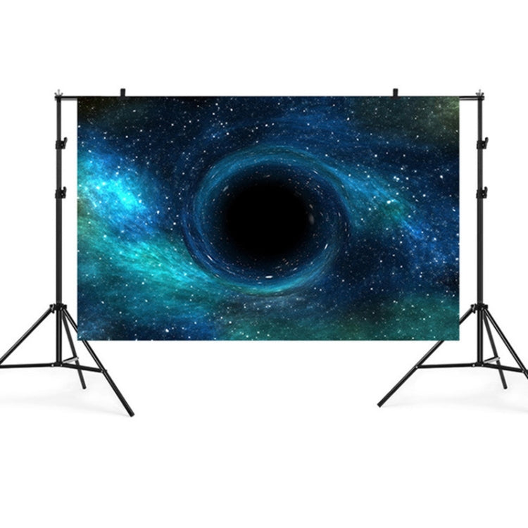 Starry Sky Photo Backdrop - 2.1m x 1.5m Black Hole Theme Photography Cloth