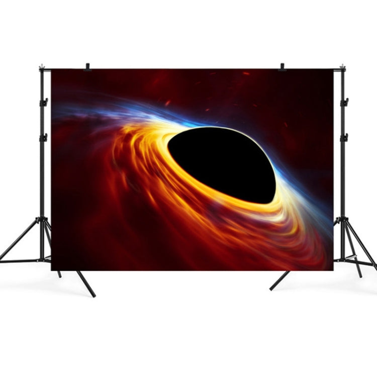 Starry Sky Theme Photography Background Cloth - 2.1m x 1.5m Black Hole Design