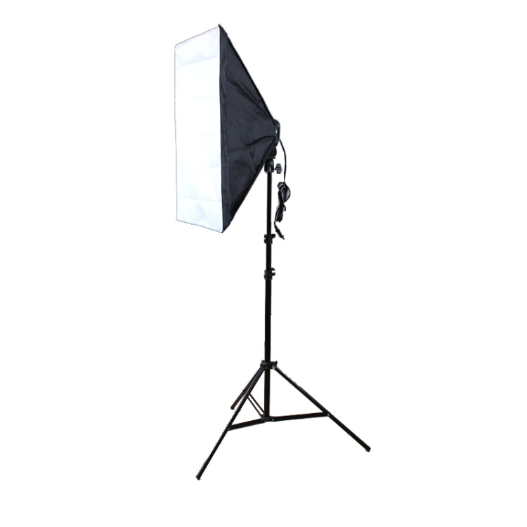 Professional Photo Studio Softbox Kit with Four Socket Lamp Holder, Flash Lighting Softbox, and Light Stand