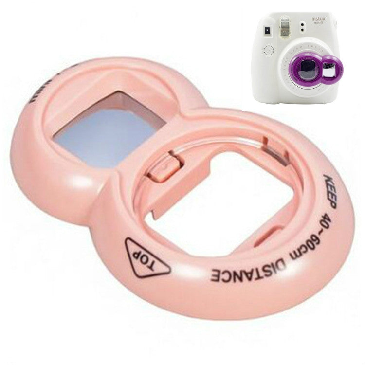 2-Piece Selfie Mirror Set for Polaroid Mini7s / Mini8 (Pink)