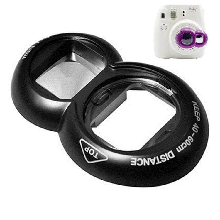 Selfie Mirror Set for Polaroid Mini7s/Mini8 (Black, 2-Pack)