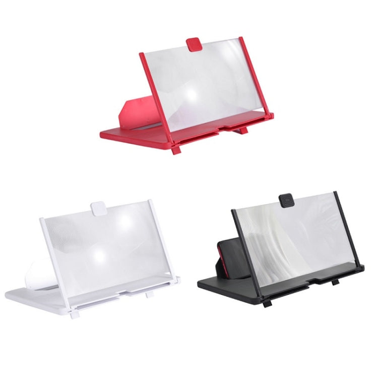 12 Inch Red HD Model Mobile Phone and Tablet Screen Magnifier Stand