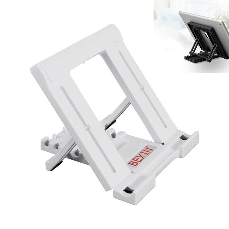 Foldable Desktop Stand for 7-11 inch Tablets and Phones (White)