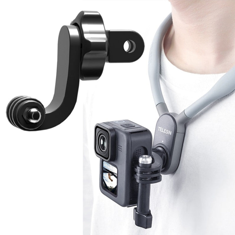 TELESIN Centered Universal Bend Arm for GoPro HERO11 Black, HERO9 Black, and DJI Osmo Action 3