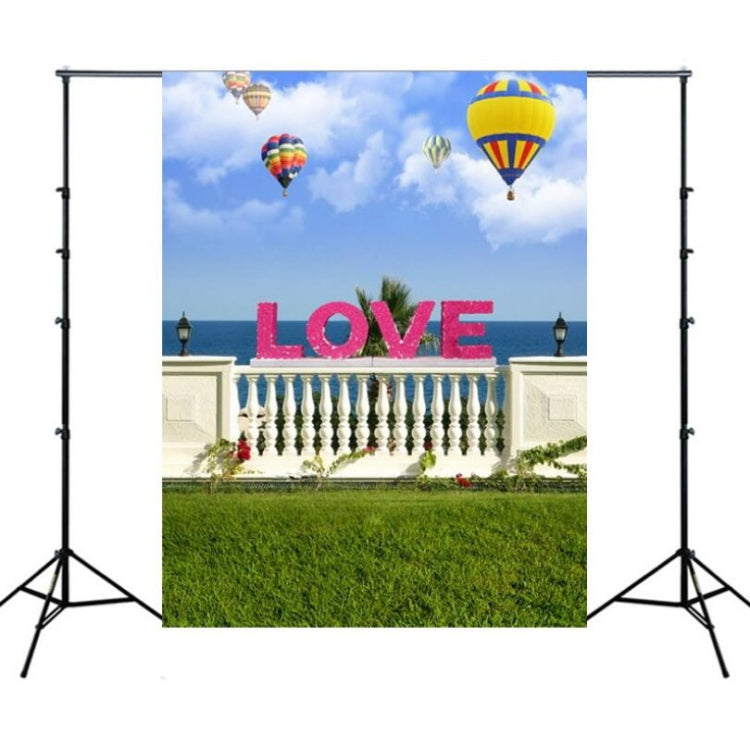 3D Beach Seascape Coconut Tree Photo Photography Background Cloth - 1.5m x 2.1m (3262)