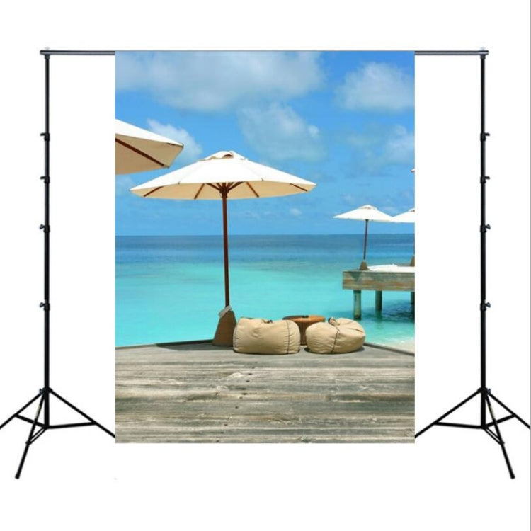 3D Beach Seascape Coconut Tree Photography Background - 1.5m x 2.1m