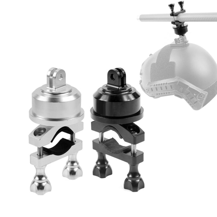 Aluminum Alloy Bike Camera Mount for Action Camera with 360 Degree Rotating Base (Black)
